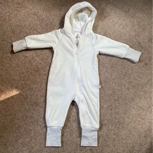 Reima baby fleece one piece hoodie